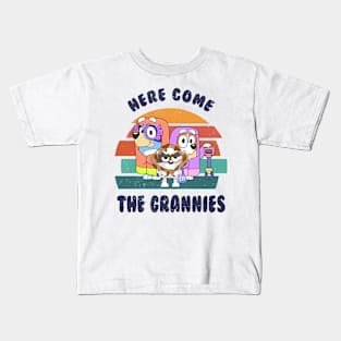 Bluey Here Come The Grannies! Kids T-Shirt